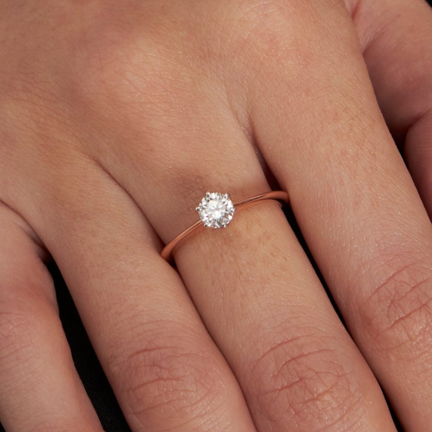 Radiant Solitaire Diamond Ring