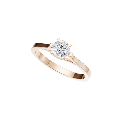 Timeless Sparkle Solitaire Diamond Ring