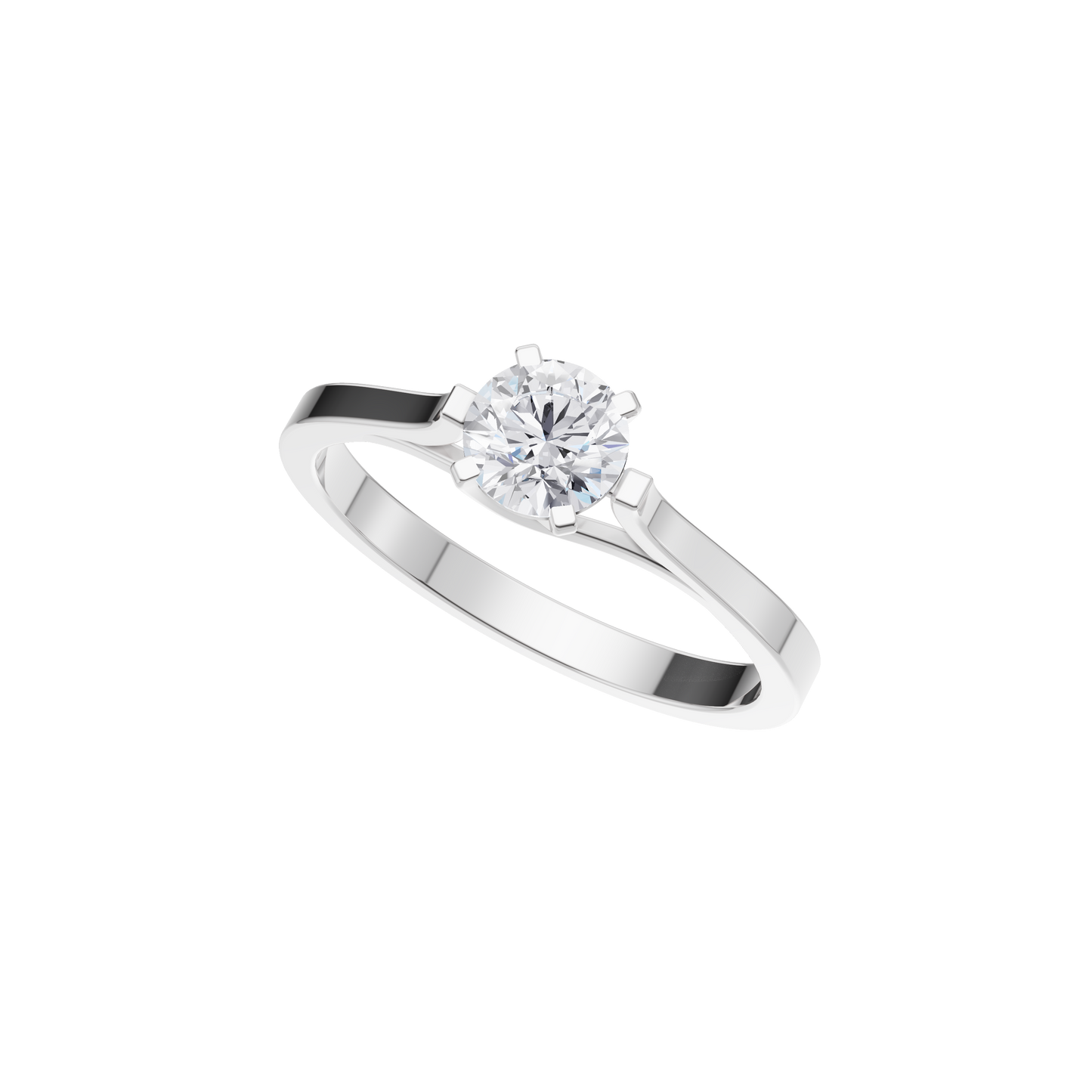 Timeless Sparkle Solitaire Diamond Ring