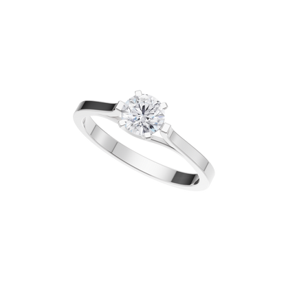 Timeless Sparkle Solitaire Diamond Ring