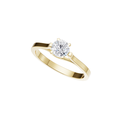 Timeless Sparkle Solitaire Diamond Ring