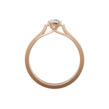 Timeless Sparkle Solitaire Diamond Ring