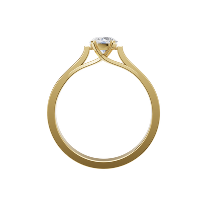 Timeless Sparkle Solitaire Diamond Ring