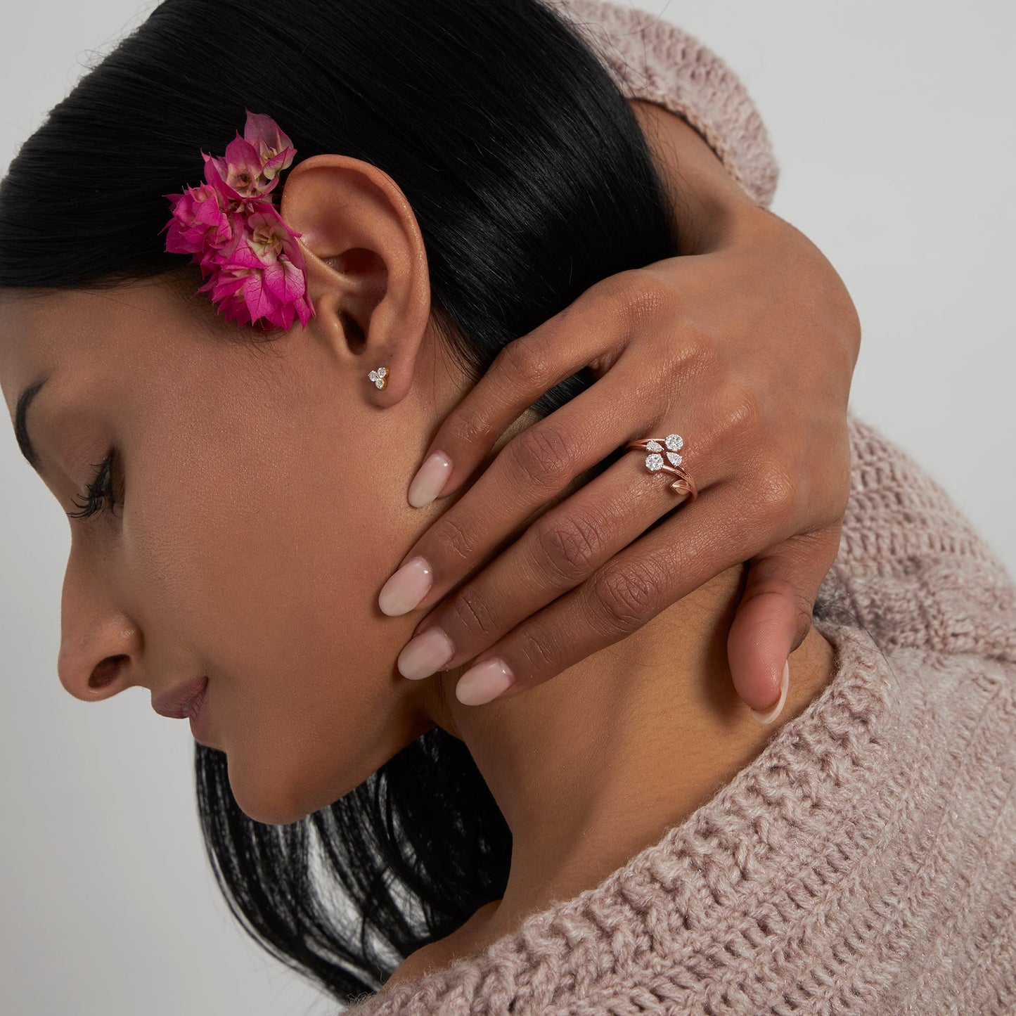 Nature Bloom Diamond Ring