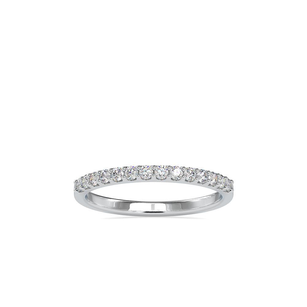 Radiant Continuity Half Eternity Diamond Ring