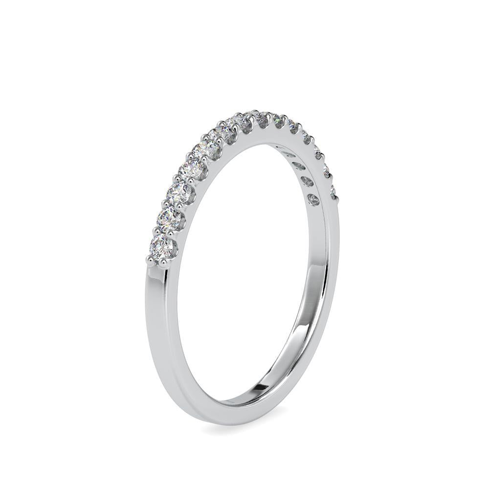 Radiant Continuity Half Eternity Diamond Ring