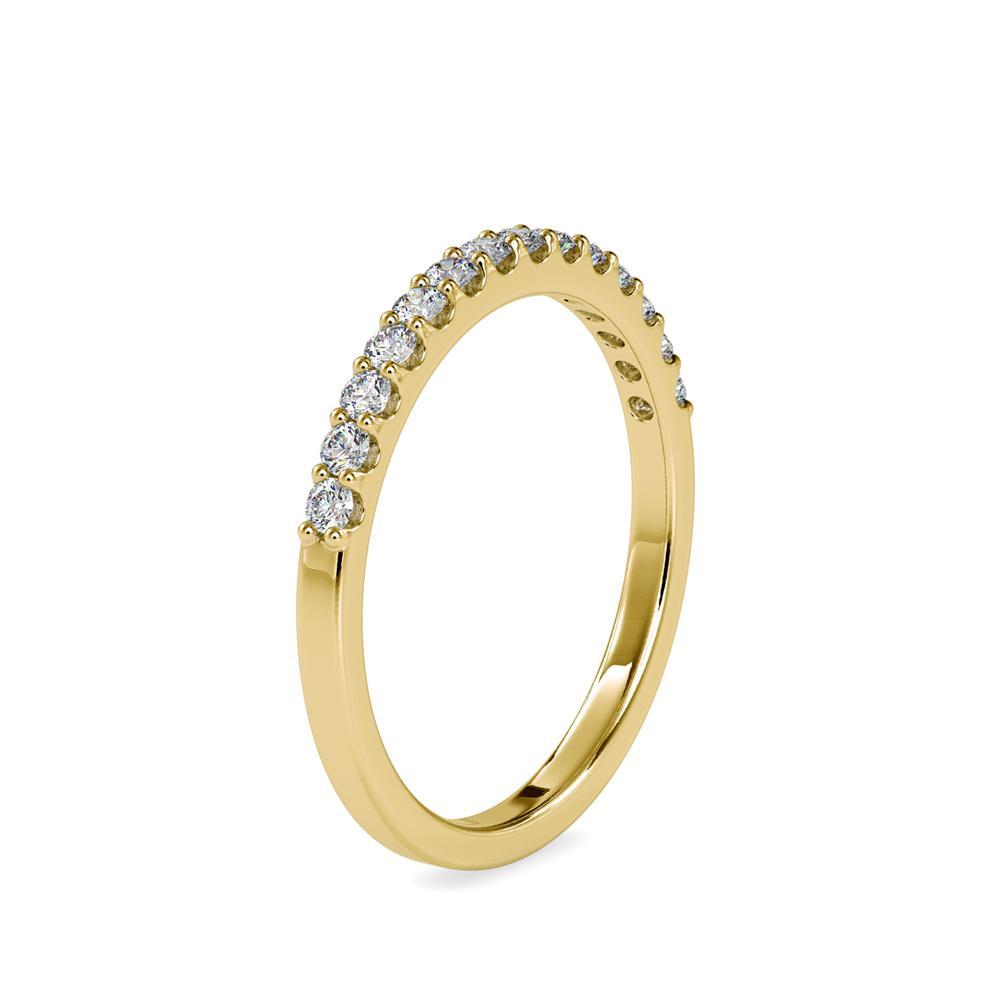 Radiant Continuity Half Eternity Diamond Ring