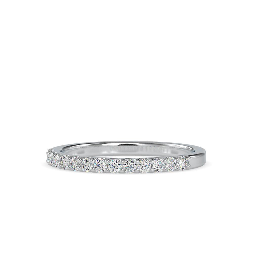 Radiant Continuity Half Eternity Diamond Ring
