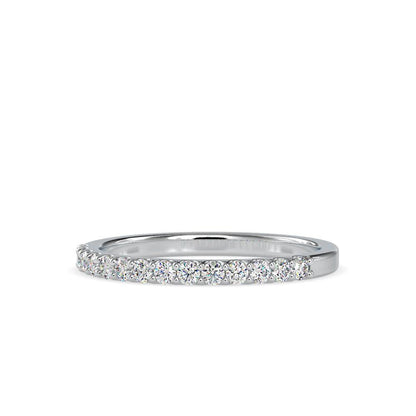 Radiant Continuity Half Eternity Diamond Ring