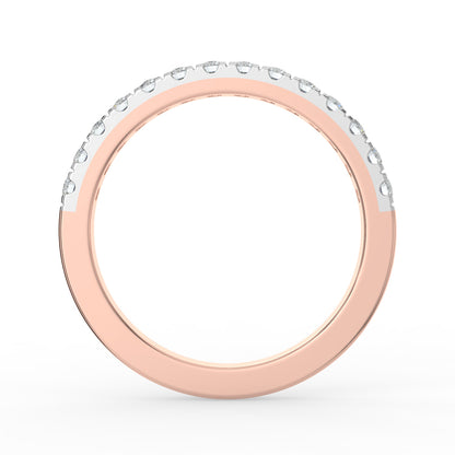 Radiant Continuity Half Eternity Diamond Ring