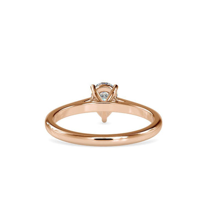 0.5 carat Pearluxe Solitaire Diamond Ring