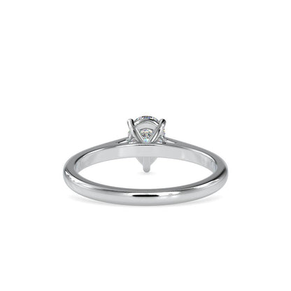 0.5 carat Pearluxe Solitaire Diamond Ring