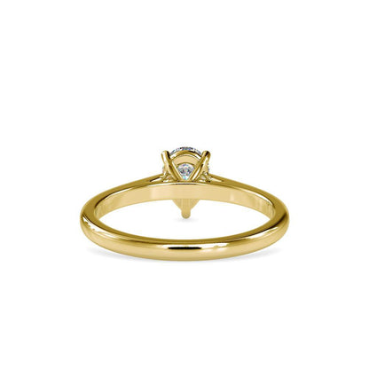 0.5 carat Pearluxe Solitaire Diamond Ring