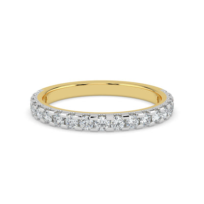 40 cent Half Eternity Ring