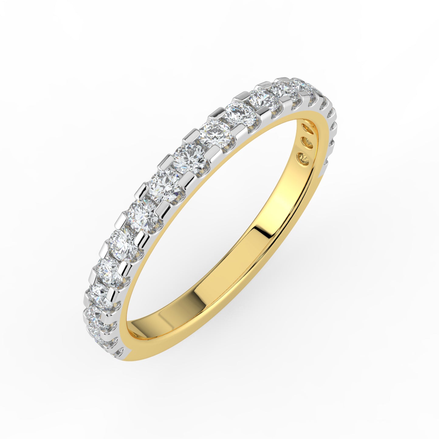 40 cent Half Eternity Ring
