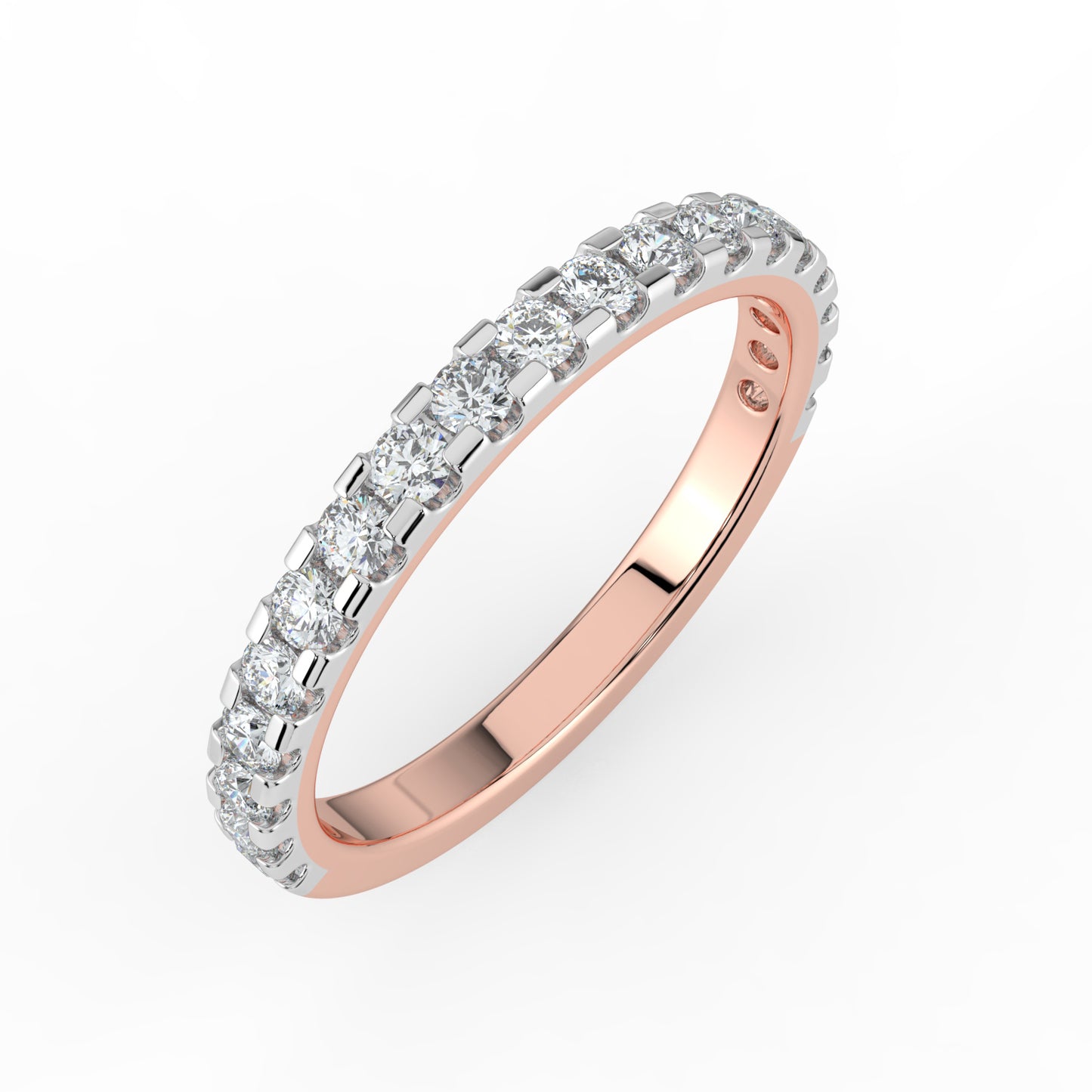 40 cent Half Eternity Ring