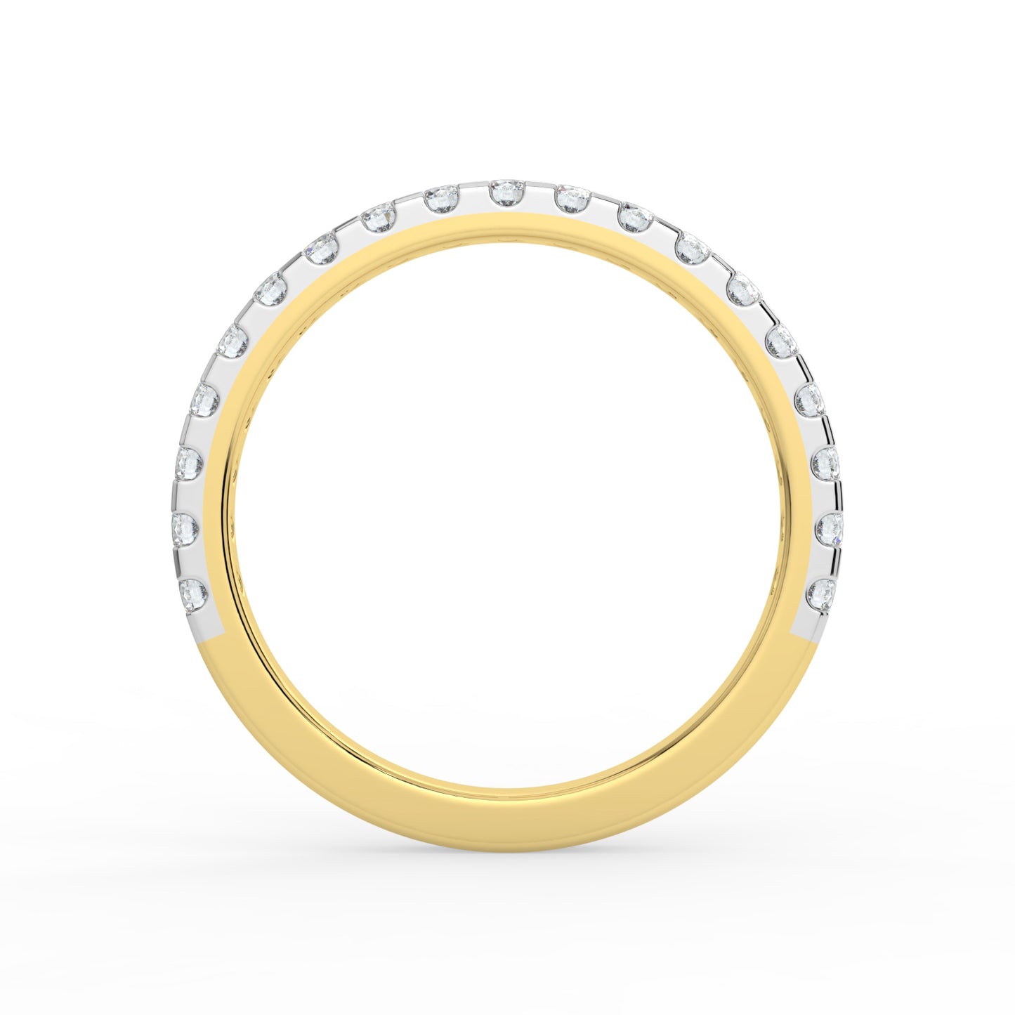 40 cent Half Eternity Ring