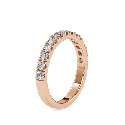 70 cent Half Eternity Ring