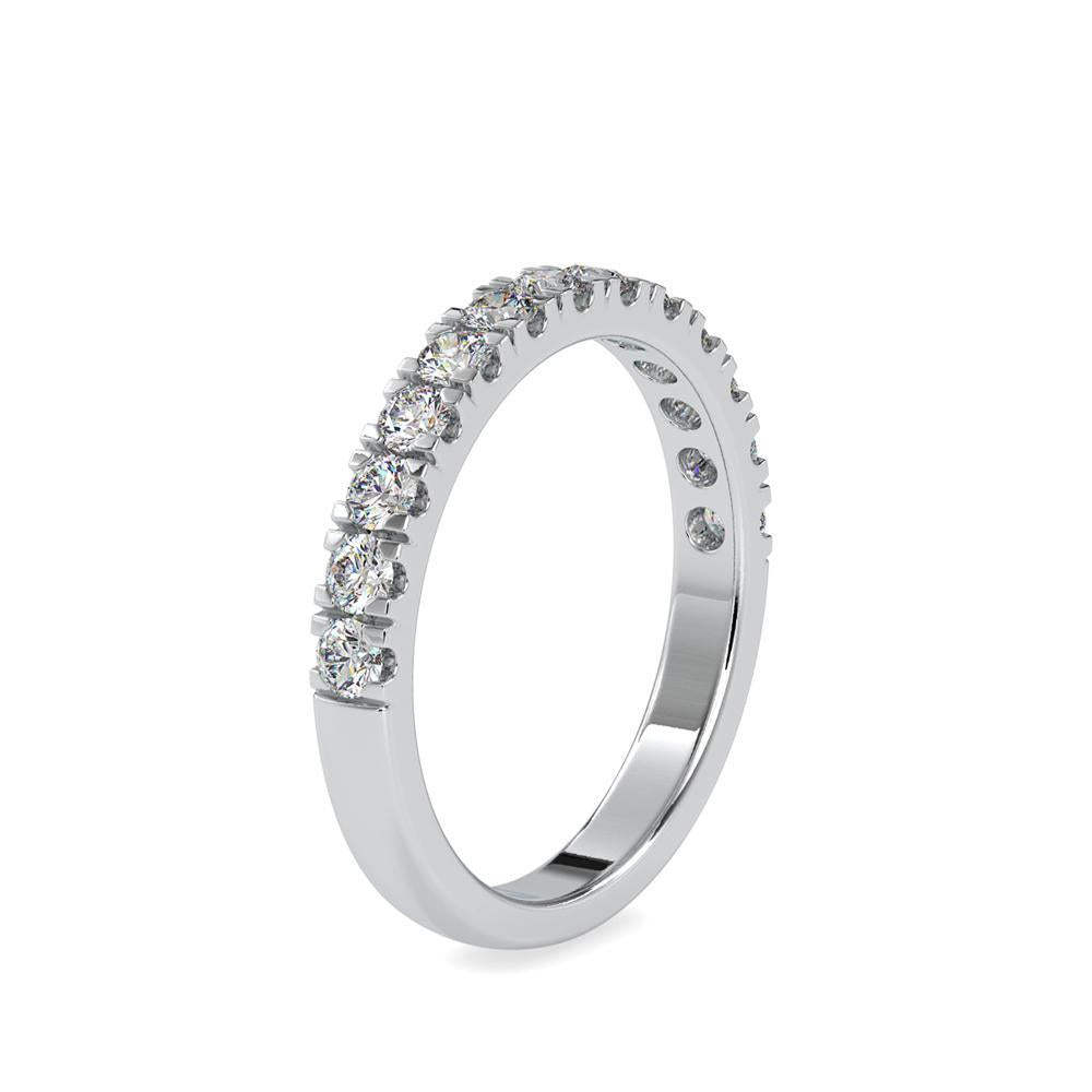 70 cent Half Eternity Ring