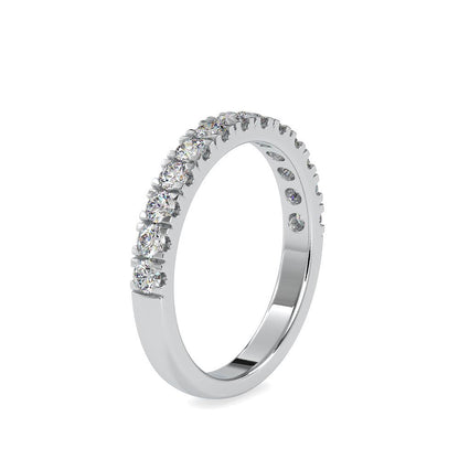 70 cent Half Eternity Ring
