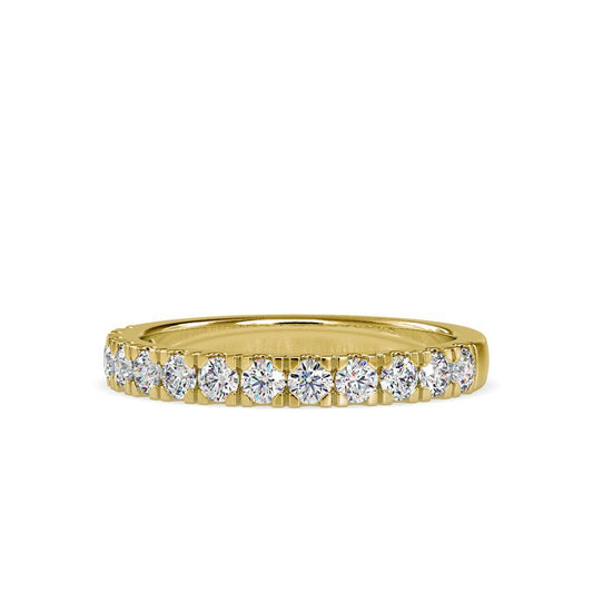 70 cent Half Eternity Ring