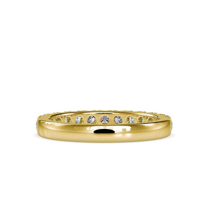 70 cent Half Eternity Ring