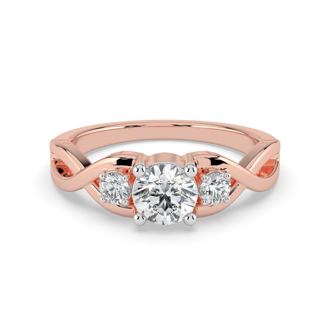 Trinity Sparkle Solitaire Ring