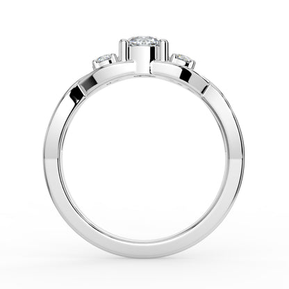 Trinity Sparkle Solitaire Ring