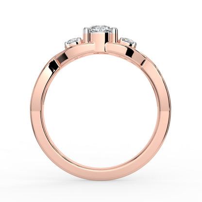 Trinity Sparkle Solitaire Ring