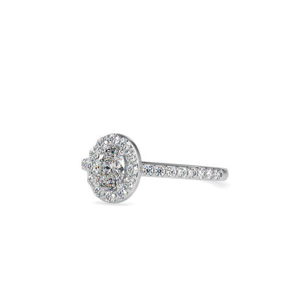 Emperess Oval Solitaire Ring