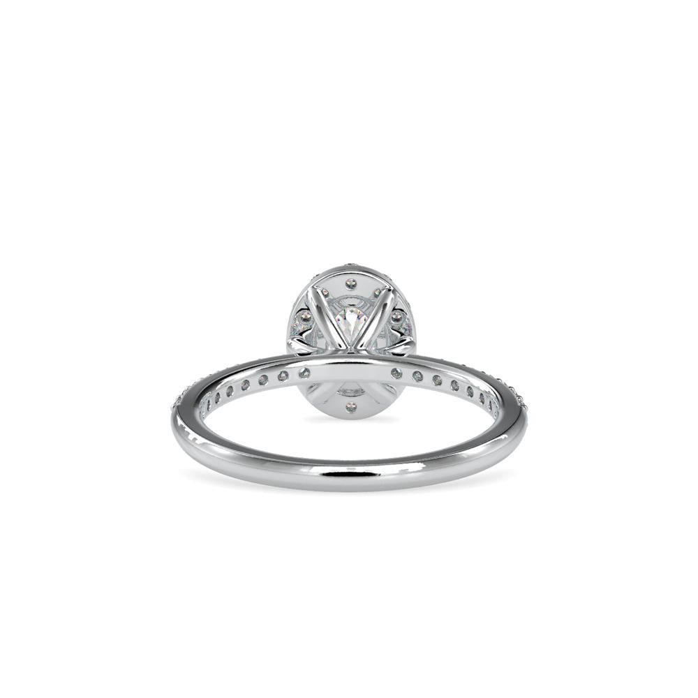 Emperess Oval Solitaire Ring