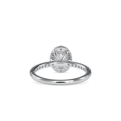 Emperess Oval Solitaire Ring