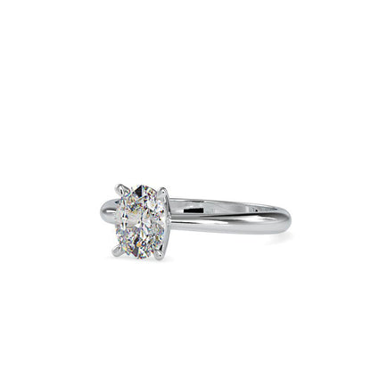 1 Carat Majestic Oval Solitaire Ring