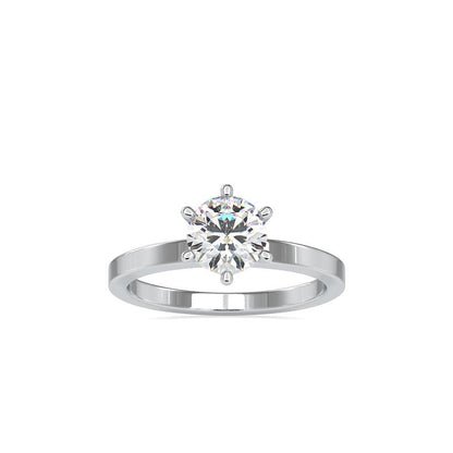 1.1 Carat Majestic Round Solitaire Ring