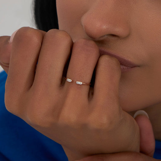 Elegant Whimsy Diamond Ring