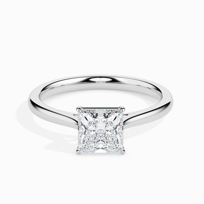 1 Carat Princess Solitaire Ring