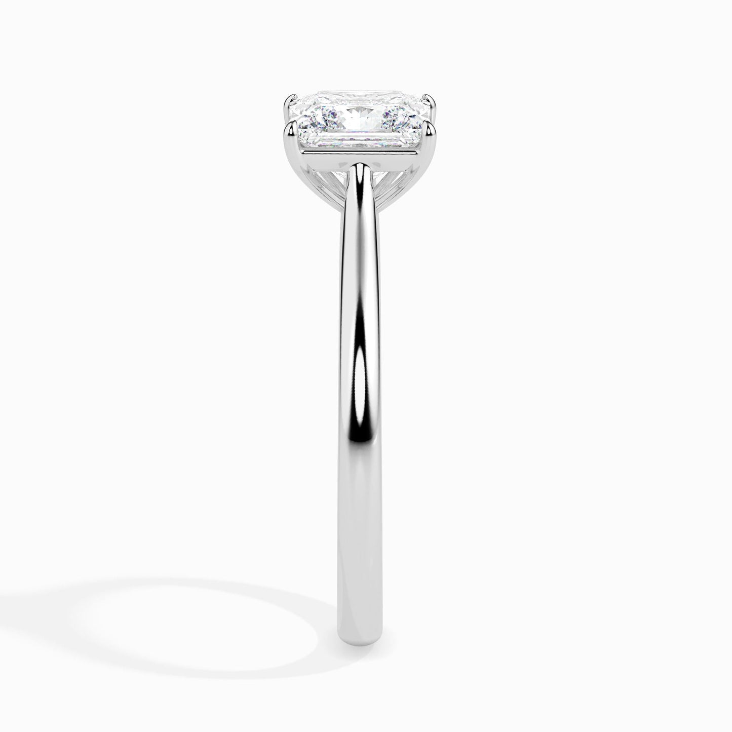 1 Carat Princess Solitaire Ring