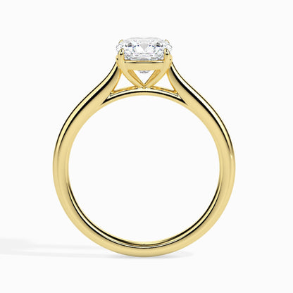 60 Cent Cushion Solitaire Ring