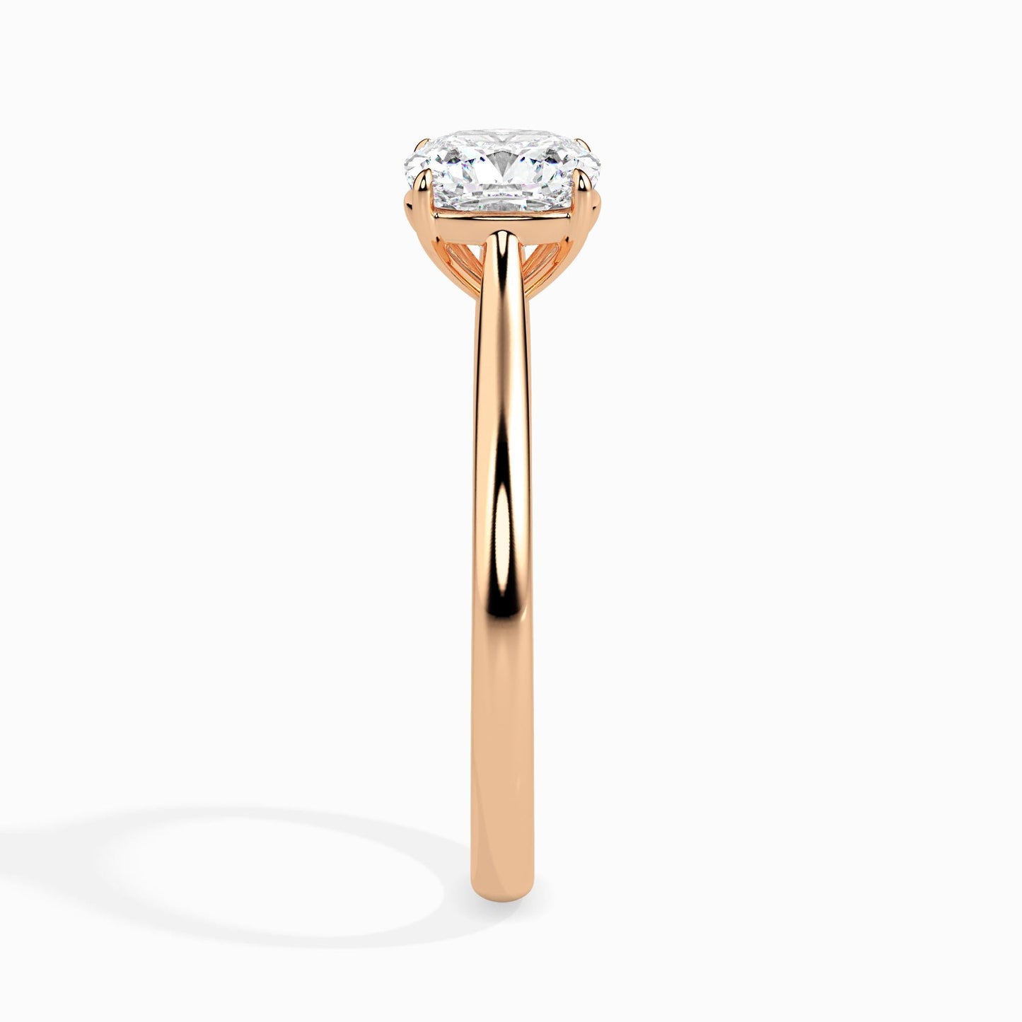 1 Carat Cushion Solitaire Ring