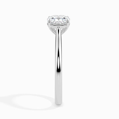 1 Carat Cushion Solitaire Ring