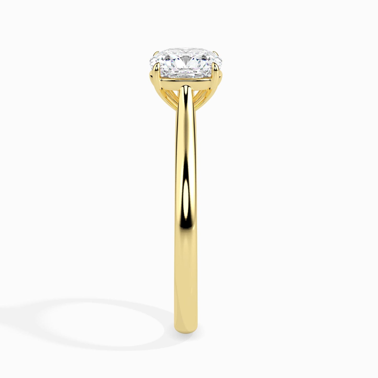 1 Carat Cushion Solitaire Ring