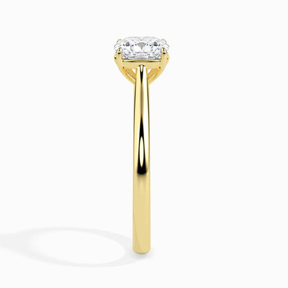 1 Carat Cushion Solitaire Ring