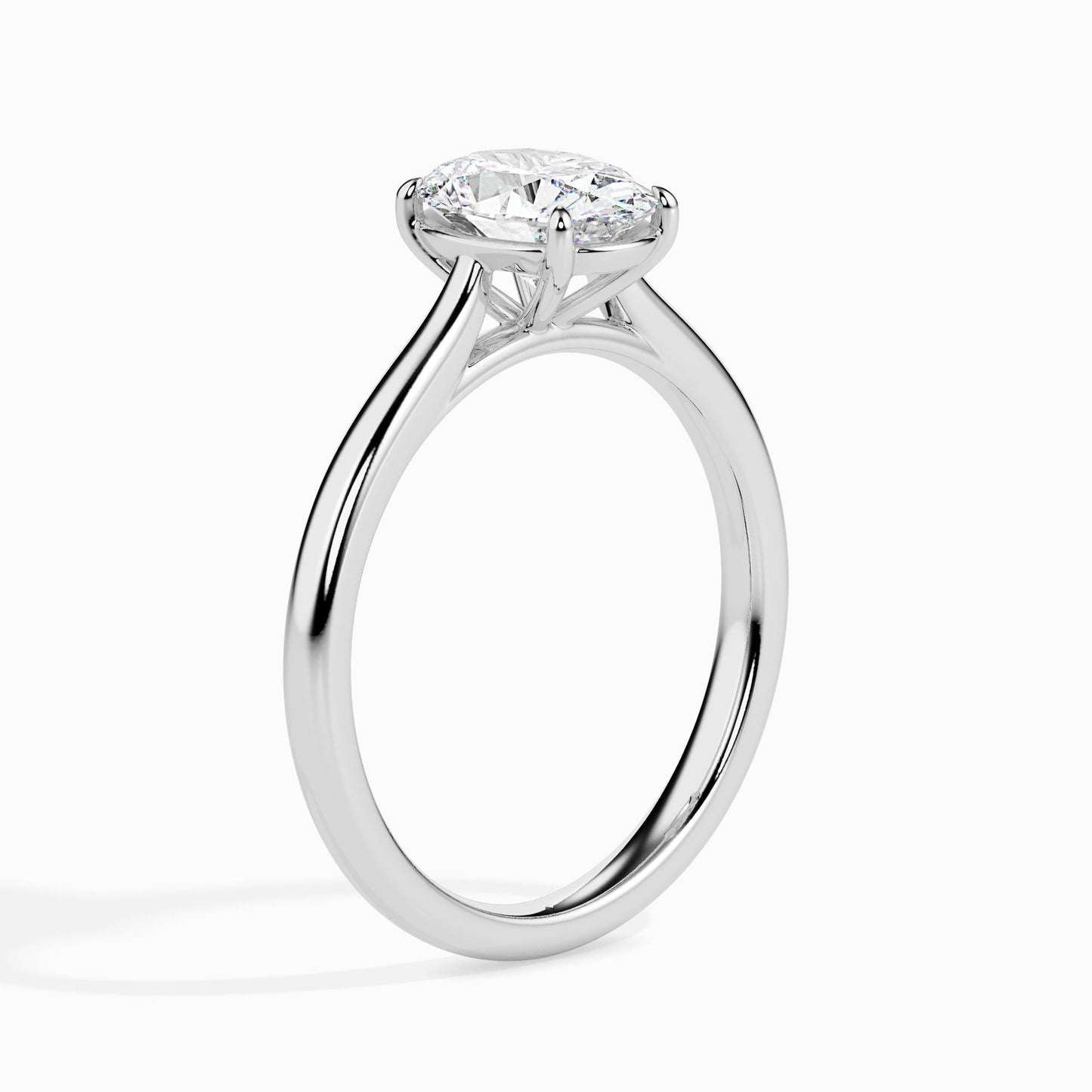 1 Carat Oval Solitaire Ring