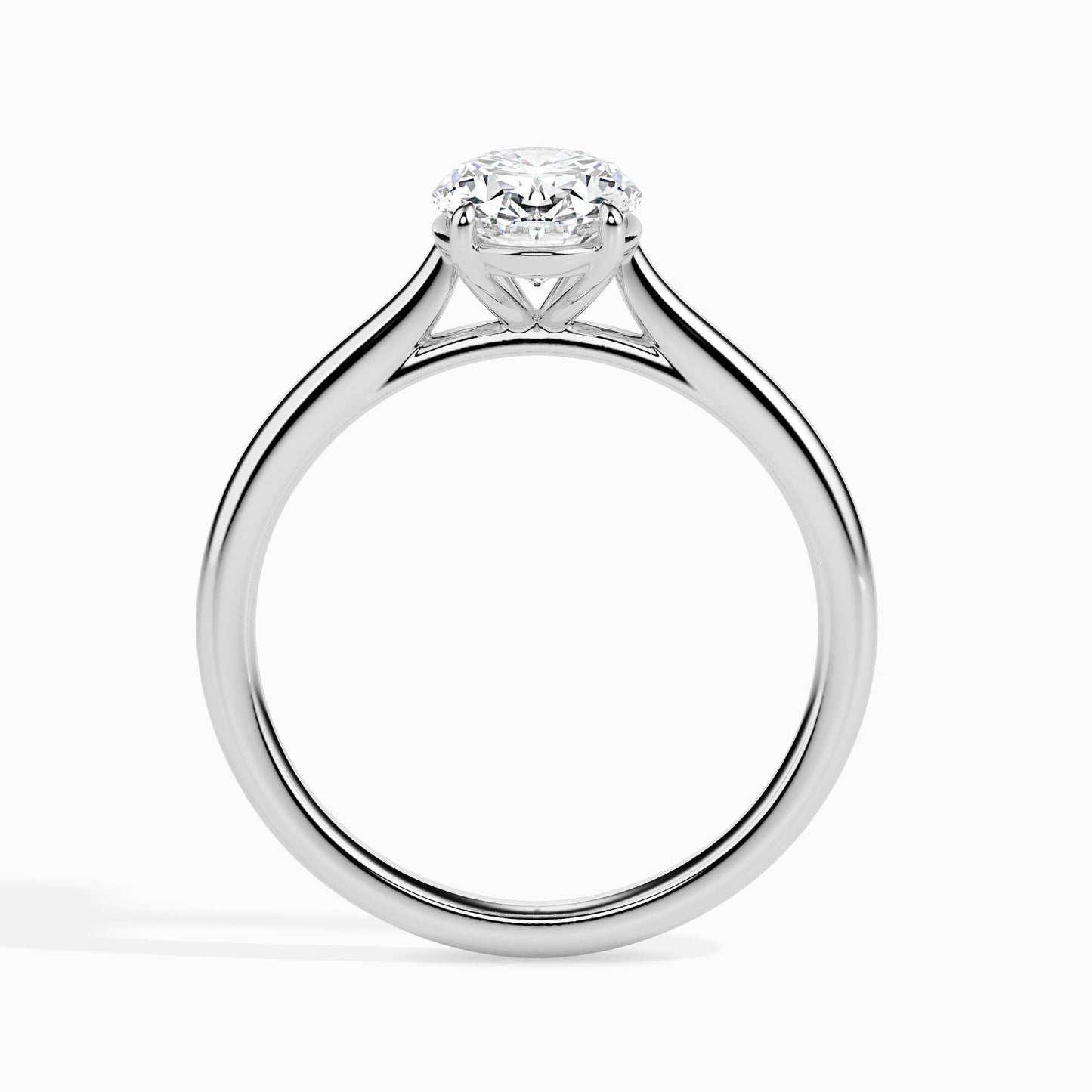 1 Carat Oval Solitaire Ring
