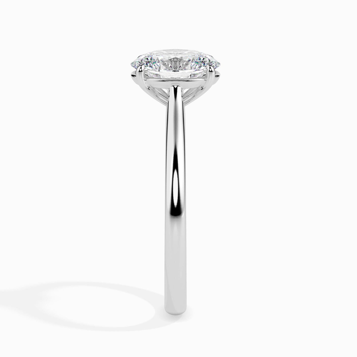 1 Carat Oval Solitaire Ring