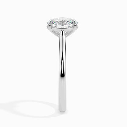1 Carat Oval Solitaire Ring