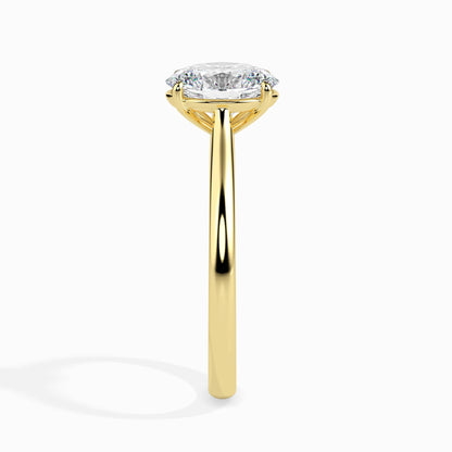 1 Carat Oval Solitaire Ring