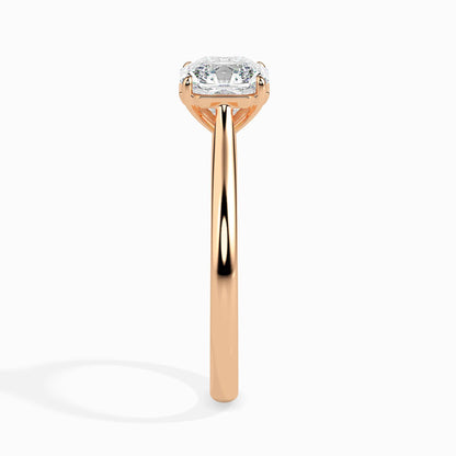 1 Carat Asscher Solitaire Ring