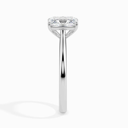 1 Carat Radiant Solitaire Ring