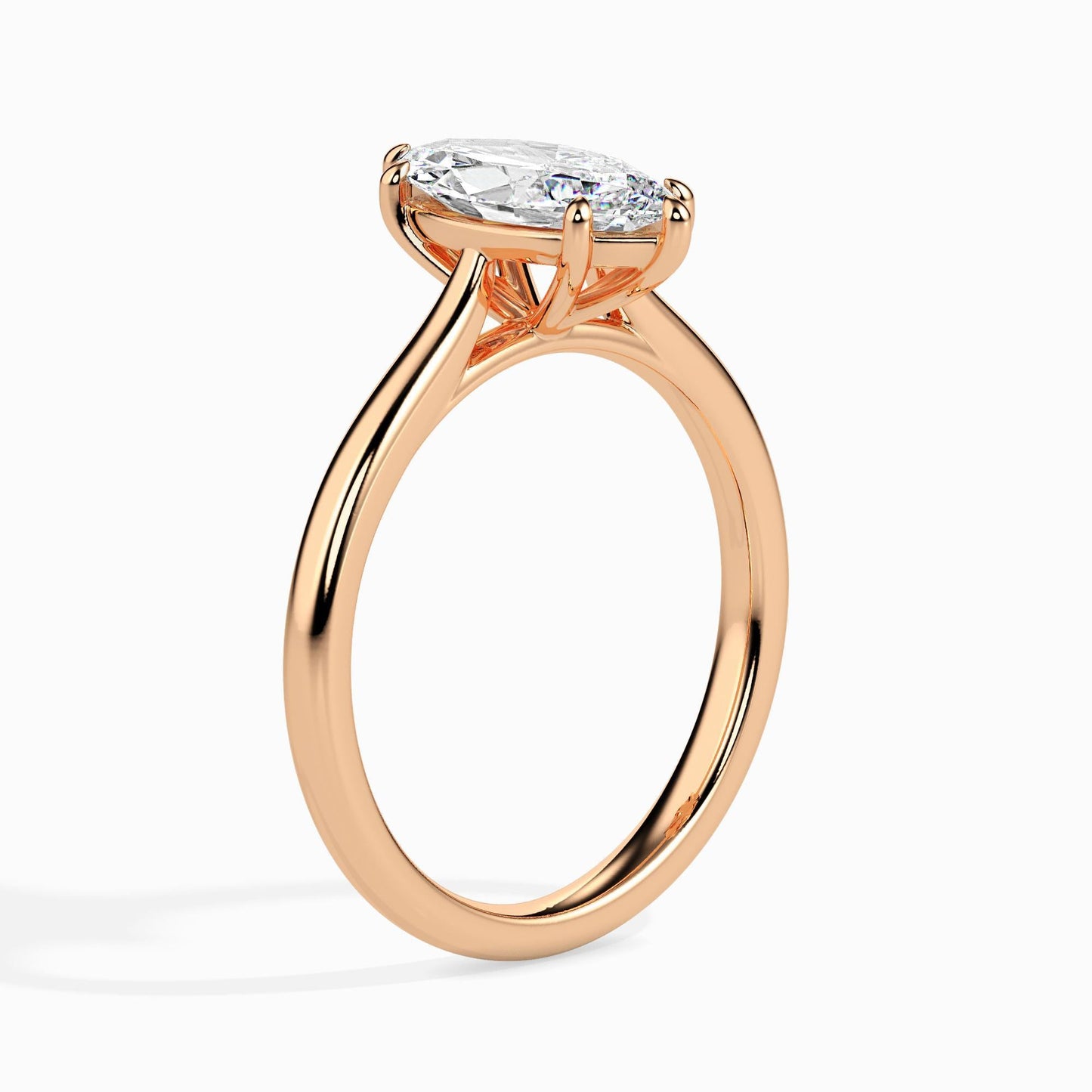 1 Carat Marquise Solitaire Ring